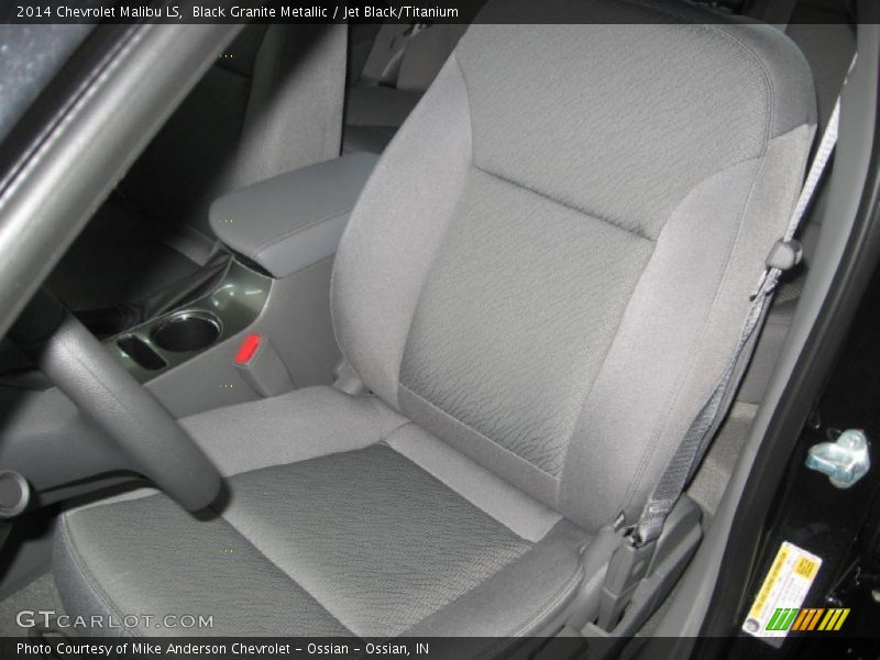 Black Granite Metallic / Jet Black/Titanium 2014 Chevrolet Malibu LS
