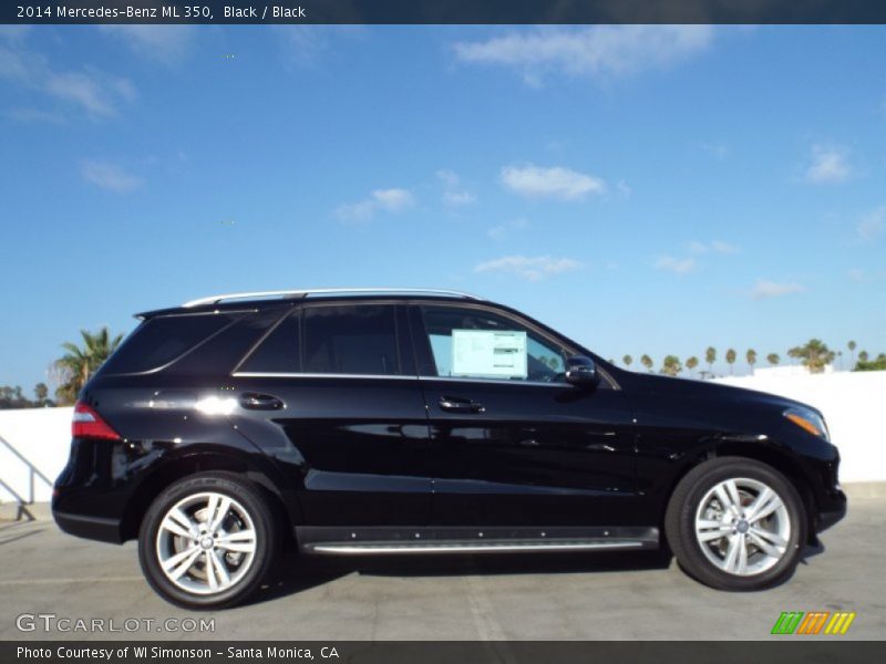 Black / Black 2014 Mercedes-Benz ML 350