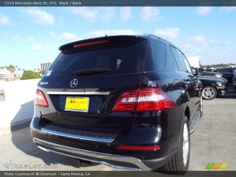 Black / Black 2014 Mercedes-Benz ML 350