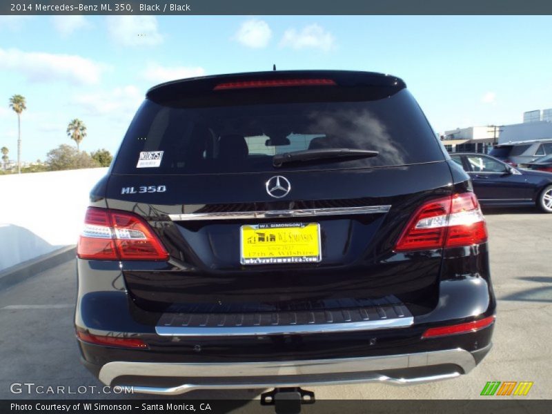 Black / Black 2014 Mercedes-Benz ML 350
