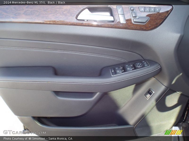 Black / Black 2014 Mercedes-Benz ML 350
