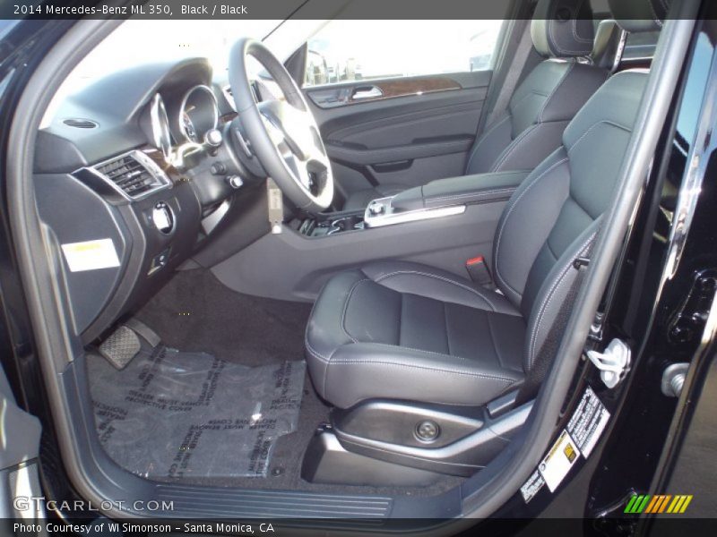 Black / Black 2014 Mercedes-Benz ML 350