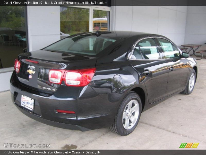 Black Granite Metallic / Jet Black/Titanium 2014 Chevrolet Malibu LS