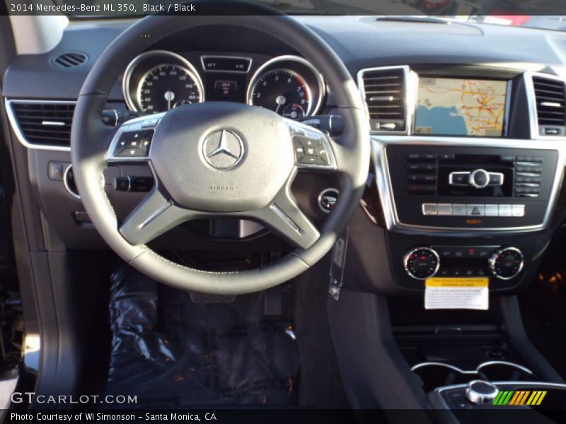 Black / Black 2014 Mercedes-Benz ML 350
