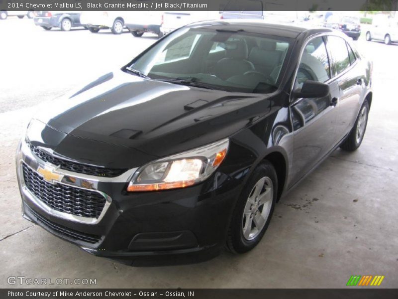 Black Granite Metallic / Jet Black/Titanium 2014 Chevrolet Malibu LS