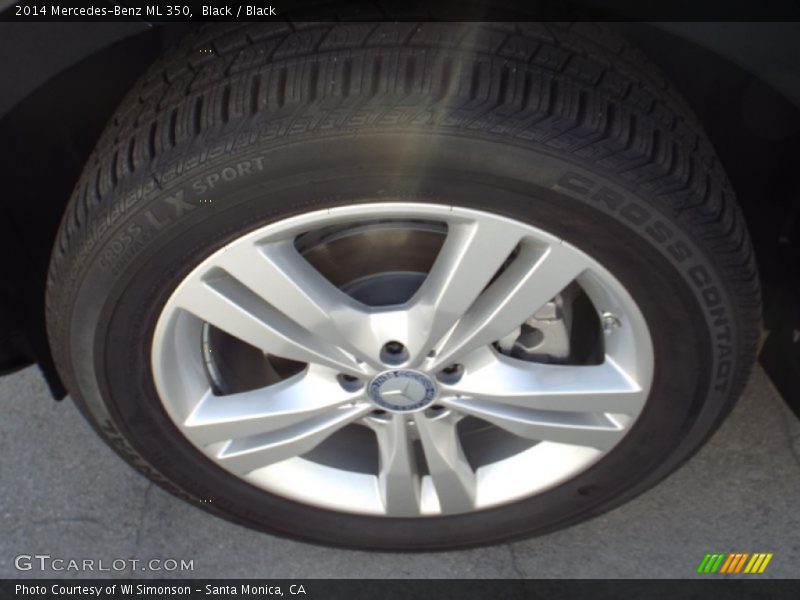 Black / Black 2014 Mercedes-Benz ML 350