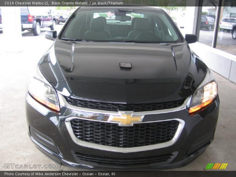 Black Granite Metallic / Jet Black/Titanium 2014 Chevrolet Malibu LS