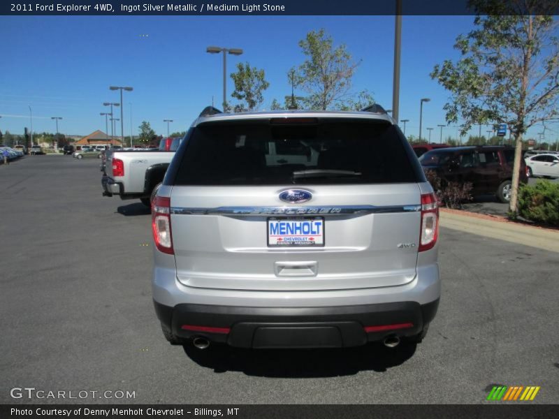 Ingot Silver Metallic / Medium Light Stone 2011 Ford Explorer 4WD