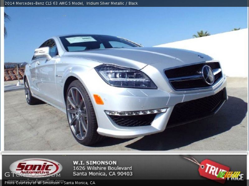 Iridium Silver Metallic / Black 2014 Mercedes-Benz CLS 63 AMG S Model