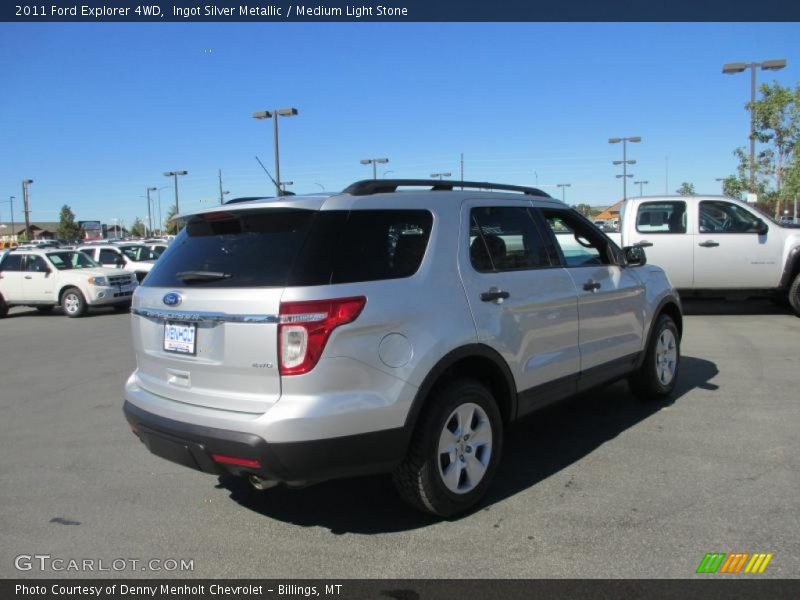 Ingot Silver Metallic / Medium Light Stone 2011 Ford Explorer 4WD