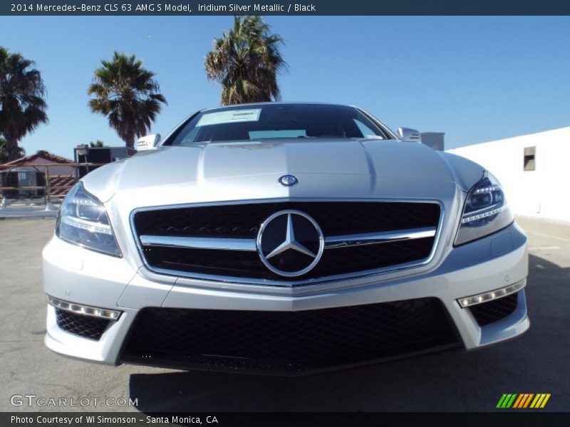 Iridium Silver Metallic / Black 2014 Mercedes-Benz CLS 63 AMG S Model