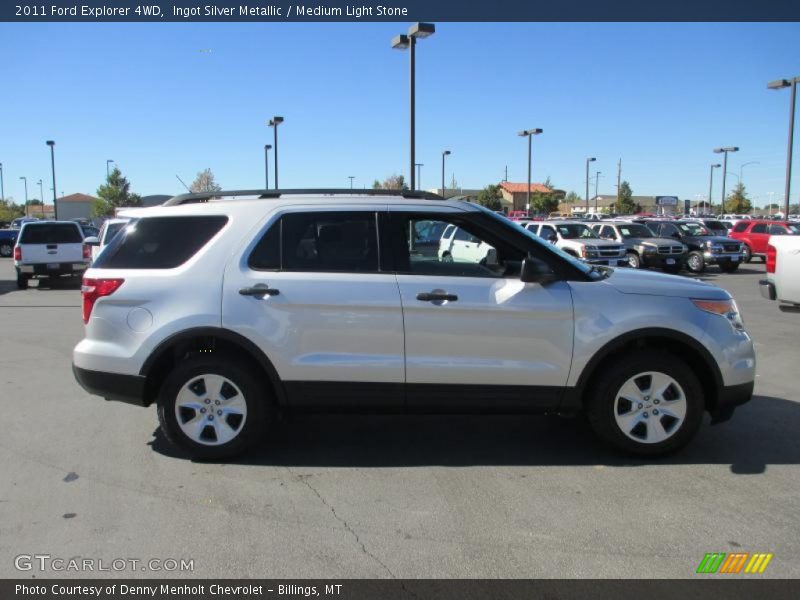 Ingot Silver Metallic / Medium Light Stone 2011 Ford Explorer 4WD