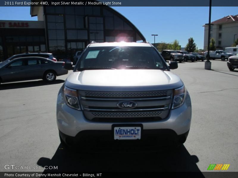 Ingot Silver Metallic / Medium Light Stone 2011 Ford Explorer 4WD