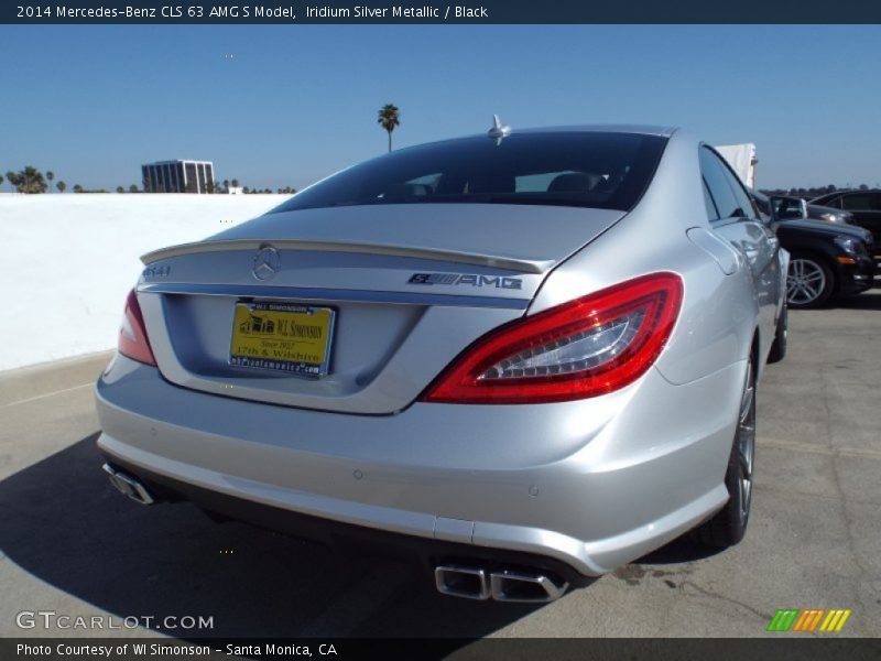 Iridium Silver Metallic / Black 2014 Mercedes-Benz CLS 63 AMG S Model