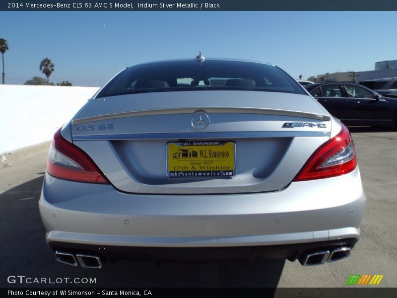 Iridium Silver Metallic / Black 2014 Mercedes-Benz CLS 63 AMG S Model