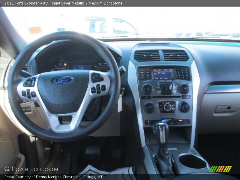 Ingot Silver Metallic / Medium Light Stone 2011 Ford Explorer 4WD