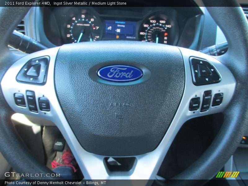 Ingot Silver Metallic / Medium Light Stone 2011 Ford Explorer 4WD