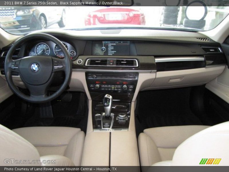 Black Sapphire Metallic / Oyster/Black 2011 BMW 7 Series 750i Sedan