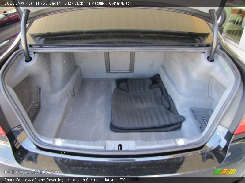 Black Sapphire Metallic / Oyster/Black 2011 BMW 7 Series 750i Sedan