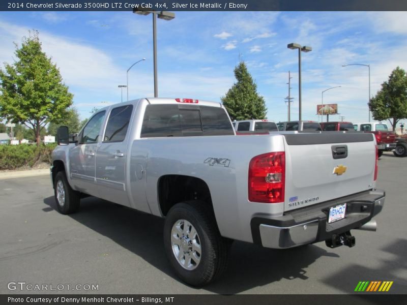 Silver Ice Metallic / Ebony 2014 Chevrolet Silverado 3500HD LTZ Crew Cab 4x4