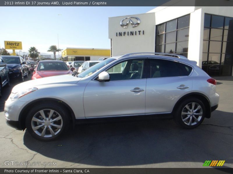 Liquid Platinum / Graphite 2013 Infiniti EX 37 Journey AWD