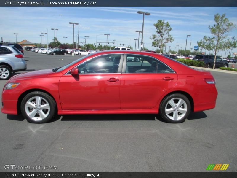 Barcelona Red Metallic / Ash 2011 Toyota Camry SE