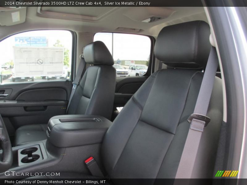 Silver Ice Metallic / Ebony 2014 Chevrolet Silverado 3500HD LTZ Crew Cab 4x4