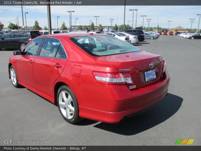 Barcelona Red Metallic / Ash 2011 Toyota Camry SE
