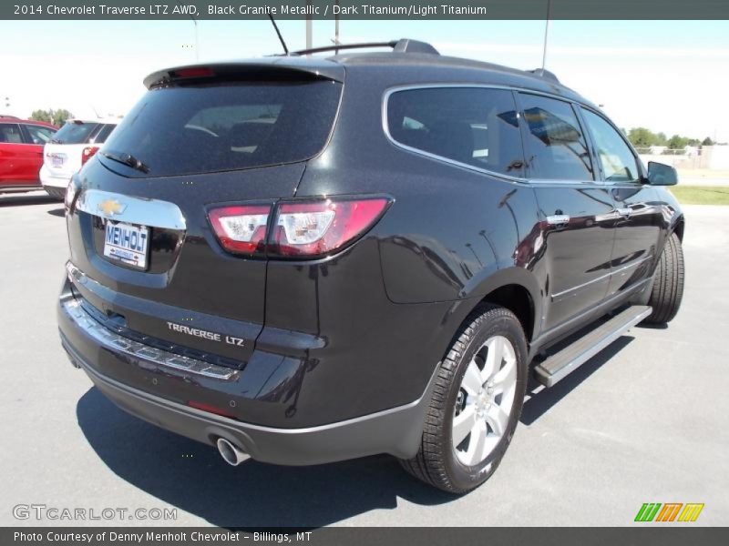 Black Granite Metallic / Dark Titanium/Light Titanium 2014 Chevrolet Traverse LTZ AWD