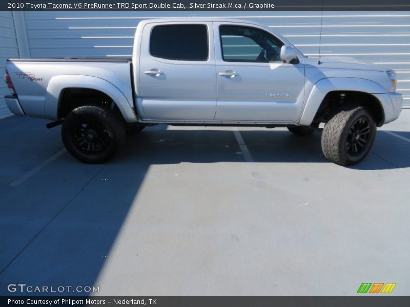 Silver Streak Mica / Graphite 2010 Toyota Tacoma V6 PreRunner TRD Sport Double Cab