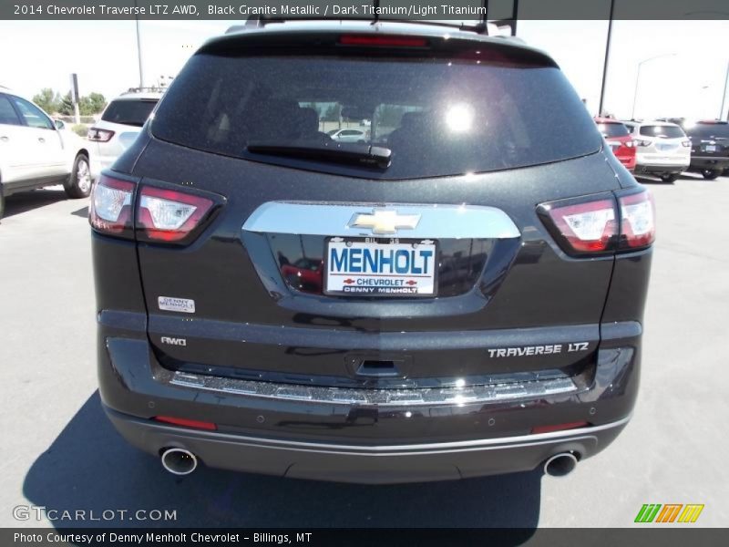 Black Granite Metallic / Dark Titanium/Light Titanium 2014 Chevrolet Traverse LTZ AWD