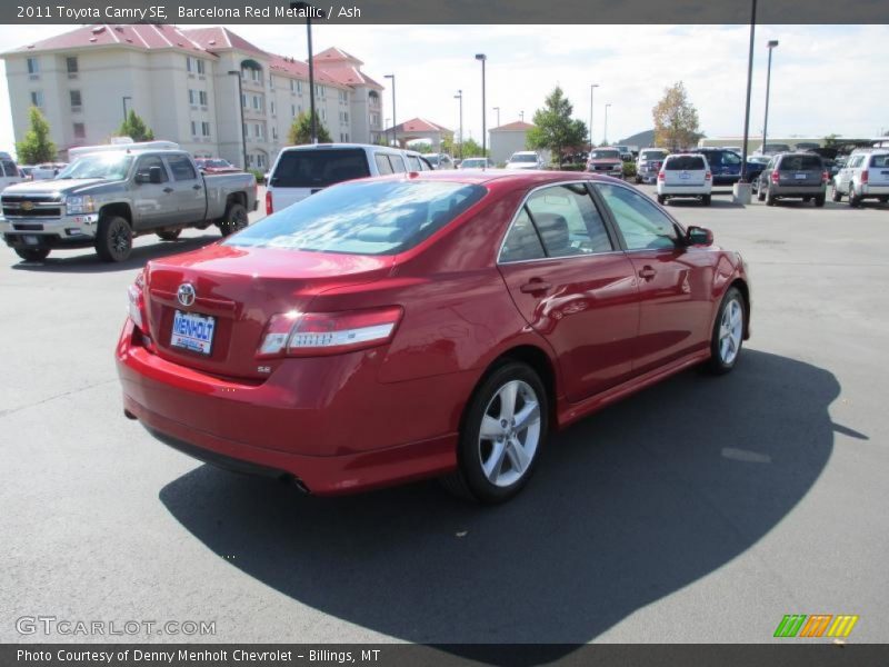 Barcelona Red Metallic / Ash 2011 Toyota Camry SE