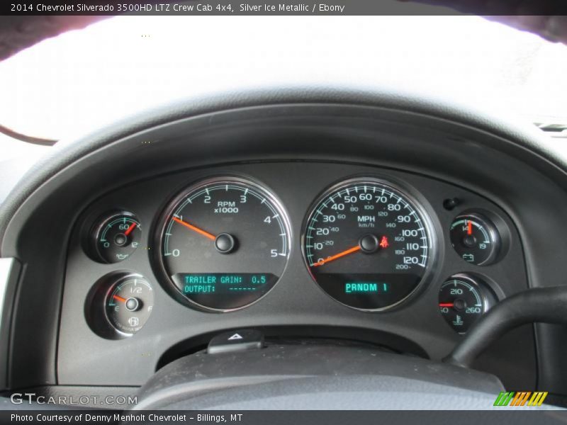 Silver Ice Metallic / Ebony 2014 Chevrolet Silverado 3500HD LTZ Crew Cab 4x4