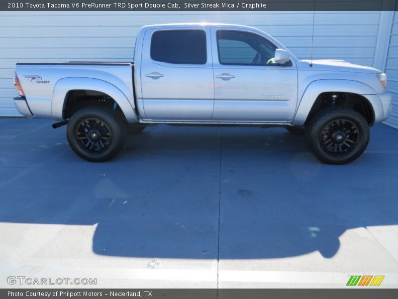 Silver Streak Mica / Graphite 2010 Toyota Tacoma V6 PreRunner TRD Sport Double Cab