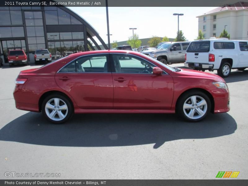 Barcelona Red Metallic / Ash 2011 Toyota Camry SE