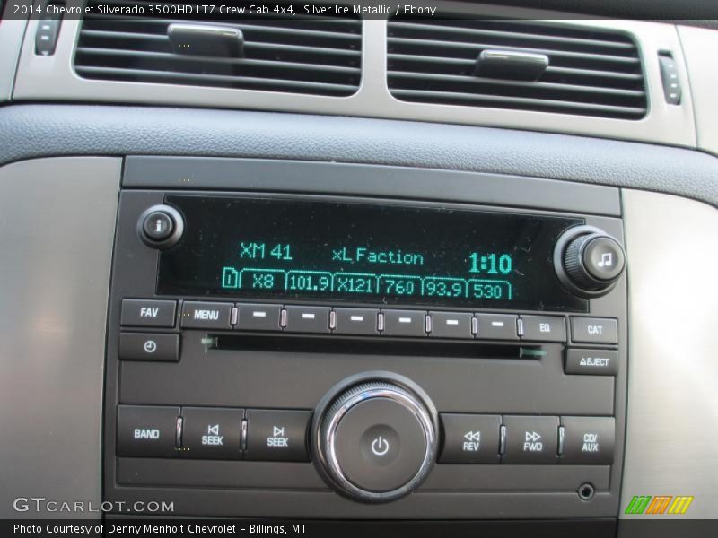 Silver Ice Metallic / Ebony 2014 Chevrolet Silverado 3500HD LTZ Crew Cab 4x4