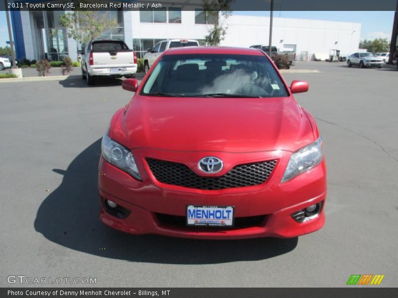 Barcelona Red Metallic / Ash 2011 Toyota Camry SE
