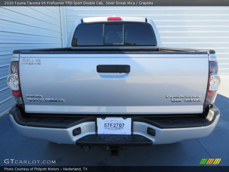 Silver Streak Mica / Graphite 2010 Toyota Tacoma V6 PreRunner TRD Sport Double Cab