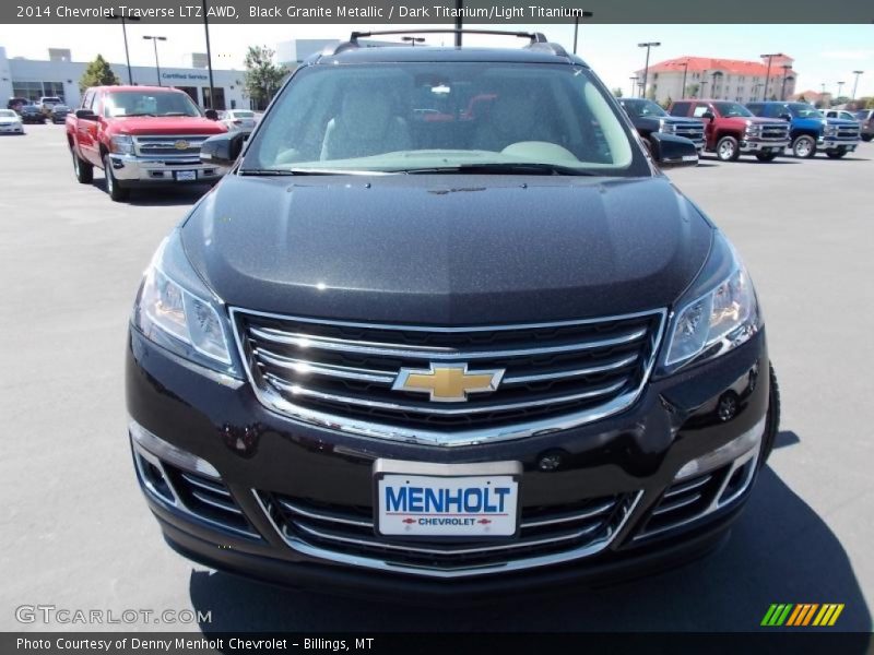 Black Granite Metallic / Dark Titanium/Light Titanium 2014 Chevrolet Traverse LTZ AWD