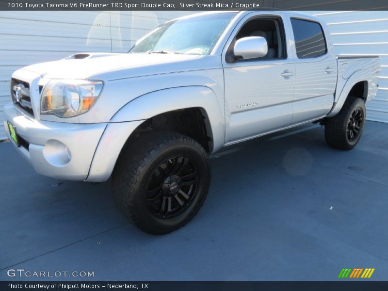 Silver Streak Mica / Graphite 2010 Toyota Tacoma V6 PreRunner TRD Sport Double Cab