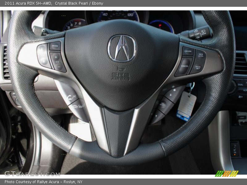 Crystal Black Pearl / Ebony 2011 Acura RDX SH-AWD