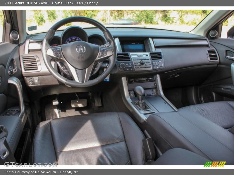 Crystal Black Pearl / Ebony 2011 Acura RDX SH-AWD