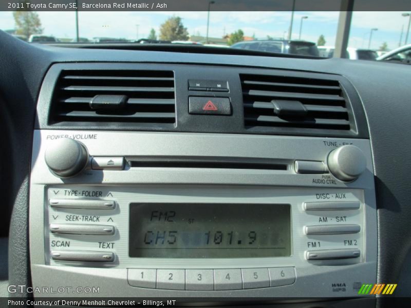Barcelona Red Metallic / Ash 2011 Toyota Camry SE