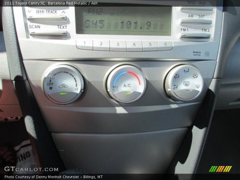 Barcelona Red Metallic / Ash 2011 Toyota Camry SE