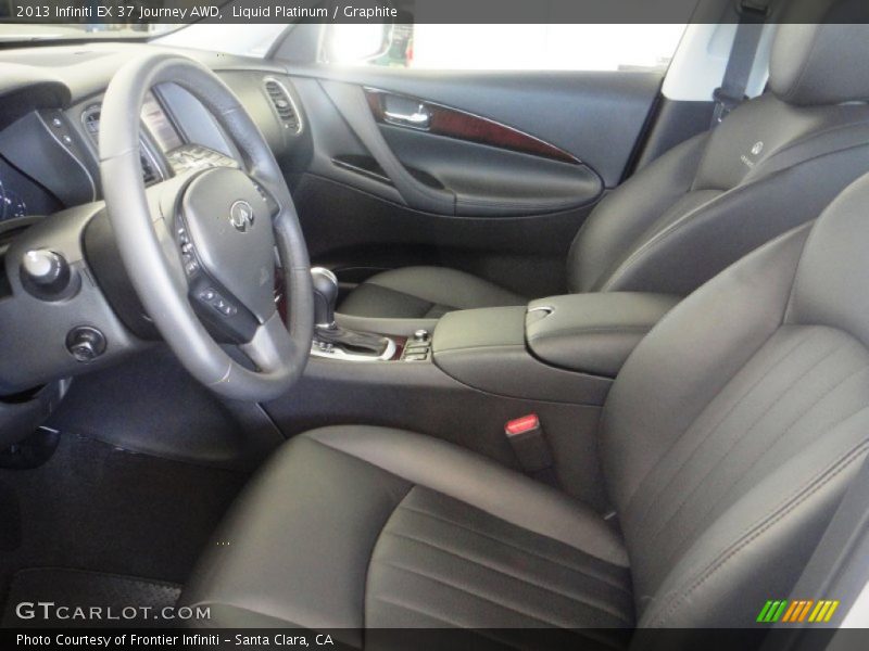 Front Seat of 2013 EX 37 Journey AWD