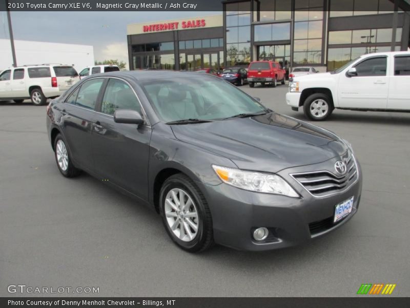 Magnetic Gray Metallic / Ash Gray 2010 Toyota Camry XLE V6