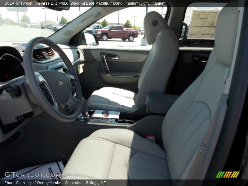 Black Granite Metallic / Dark Titanium/Light Titanium 2014 Chevrolet Traverse LTZ AWD