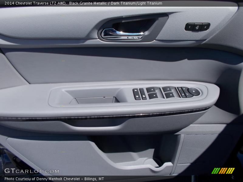Black Granite Metallic / Dark Titanium/Light Titanium 2014 Chevrolet Traverse LTZ AWD