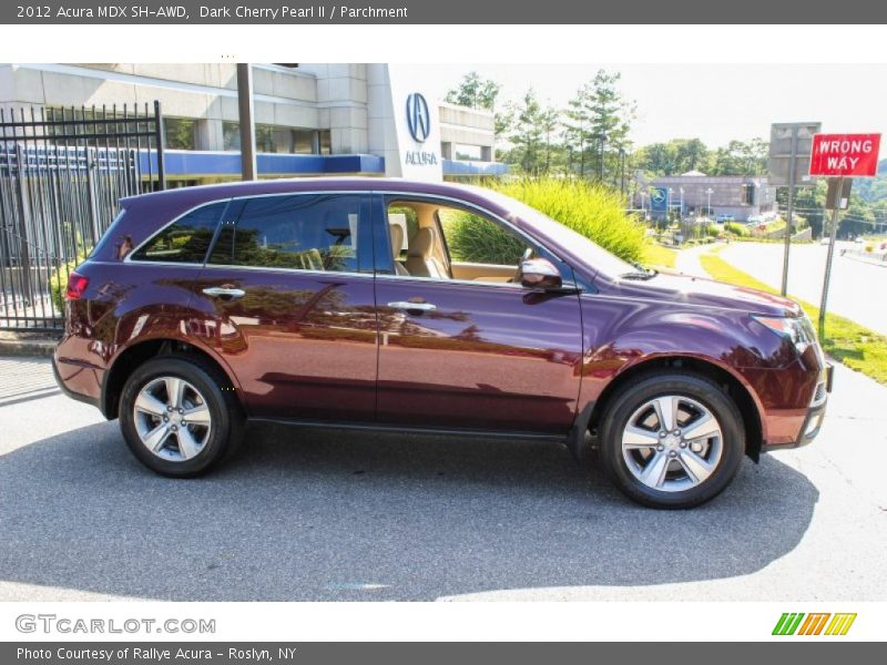 Dark Cherry Pearl II / Parchment 2012 Acura MDX SH-AWD