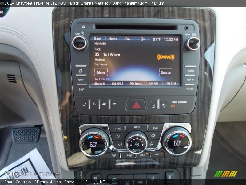 Black Granite Metallic / Dark Titanium/Light Titanium 2014 Chevrolet Traverse LTZ AWD
